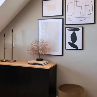 Giv væggene karakter med rammer i 50×70 cm