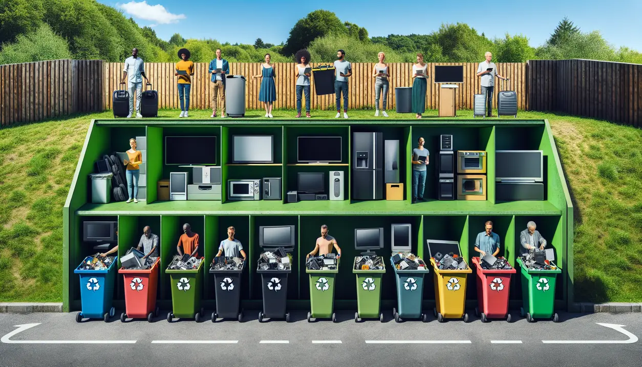 Sådan foregår afhentning af elektronikaffald