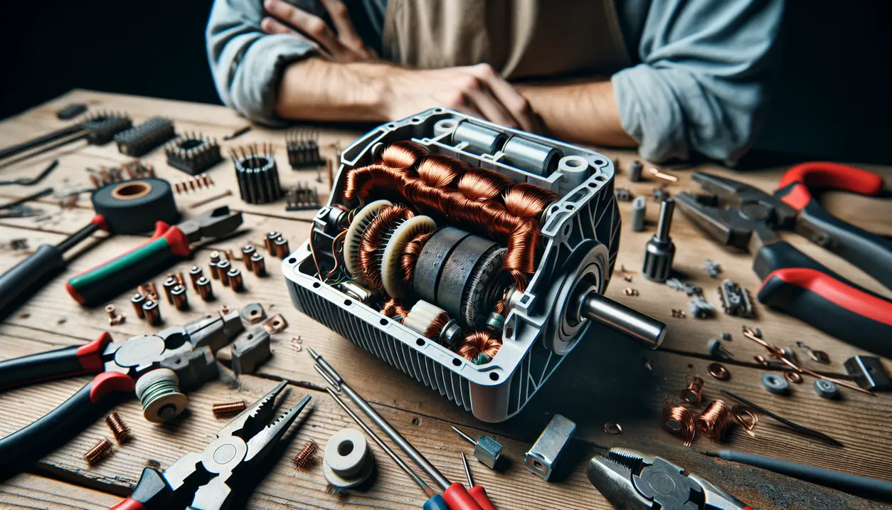 Hvordan virker en elmotor, og hvordan fikser du den? 