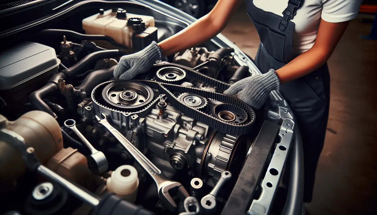 Sådan skifter du en slidt tandrem på din bil 