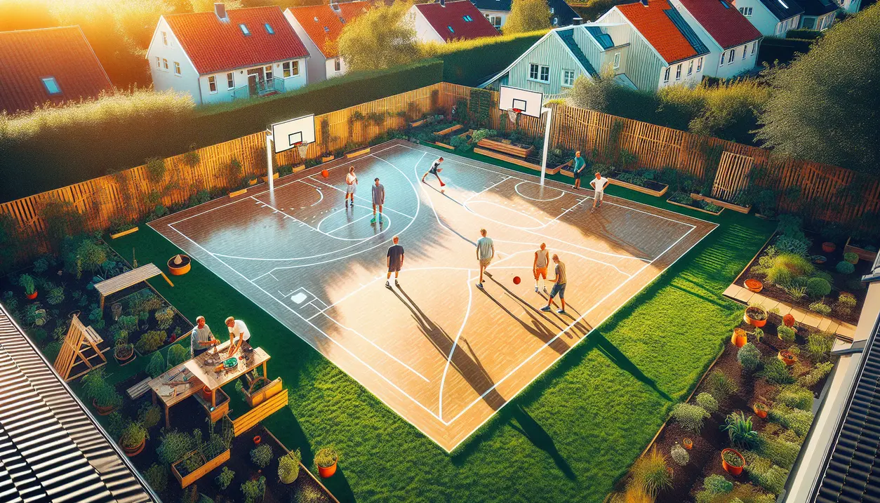 Kan man selv bygge sin egen basketballbane?