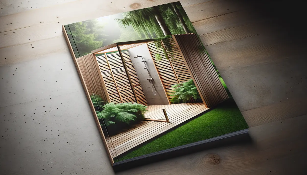 Hvordan bygger og sætter man afskærmning til udendørs bruser op?