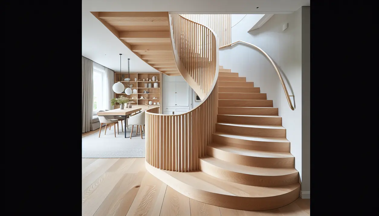 Sådan får du en kvartsvingstrappe