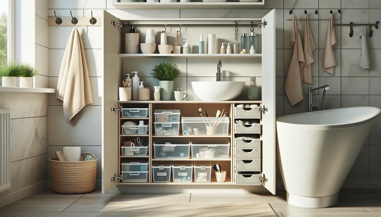 Organisering og opbevaring under vasken i badeværelset: Få mest ud af pladsen