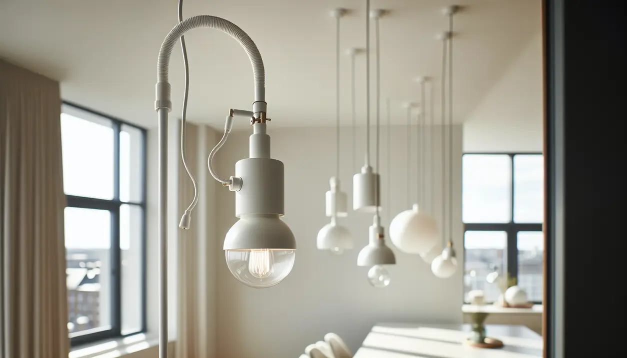 Guide til installation af svanehalse og serieforbindelse af lamper