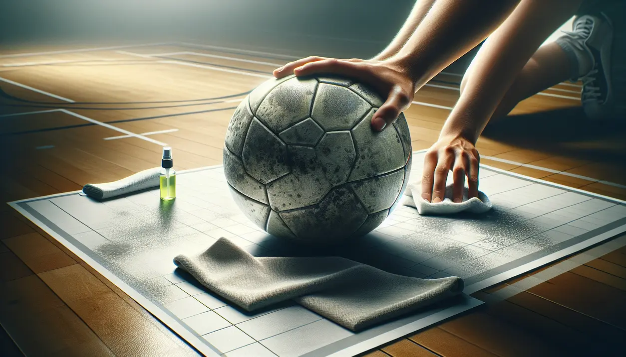 Sådan renser du din håndbold og hænder fra håndboldklister