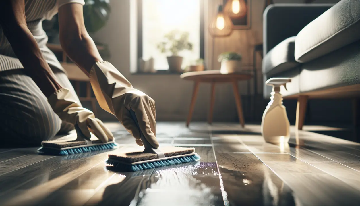 Sådan fjerner du misfarvning på dit linoleumsgulv