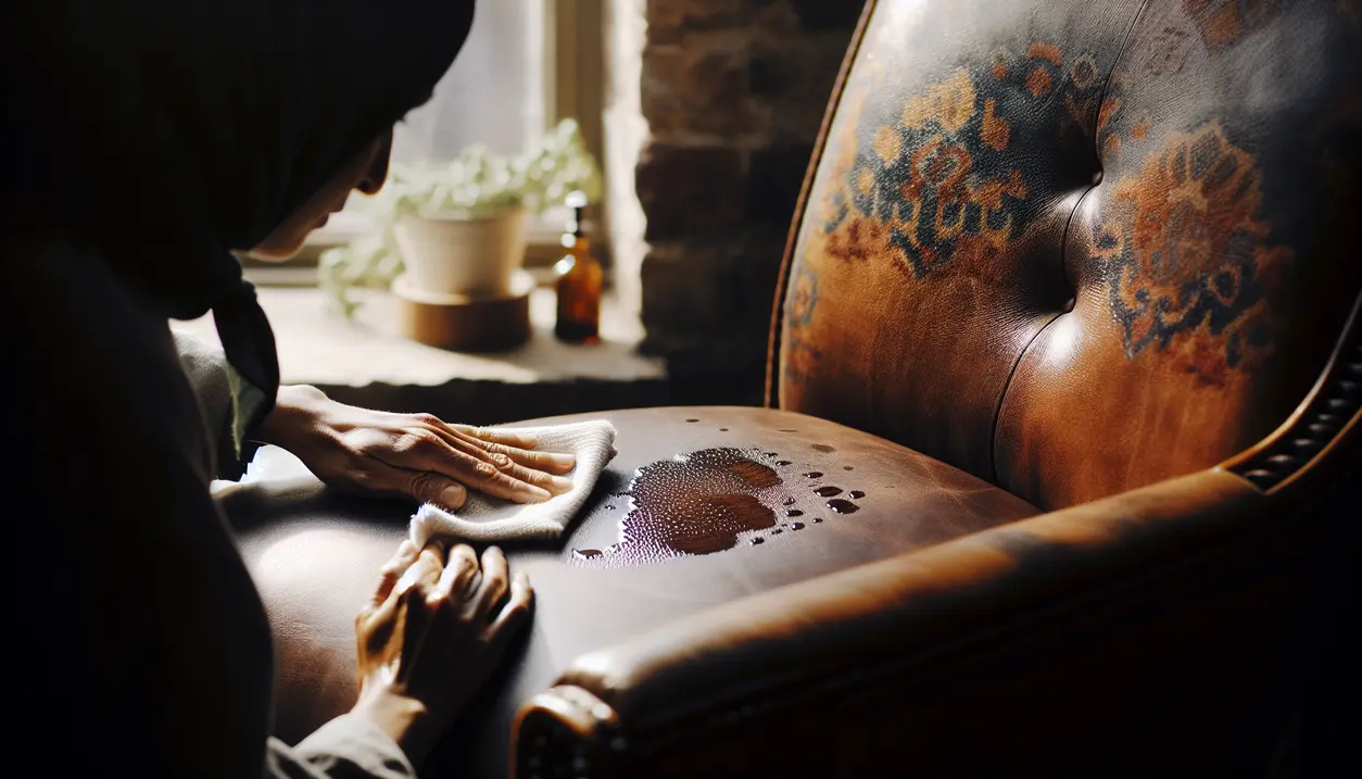 Sådan fjerner du vandskjolder på dit læder