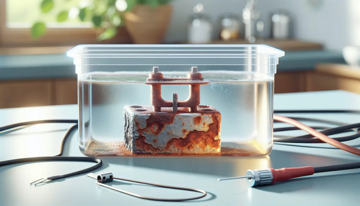 Sådan fjerner du rust med elektrolyse i hjemmet