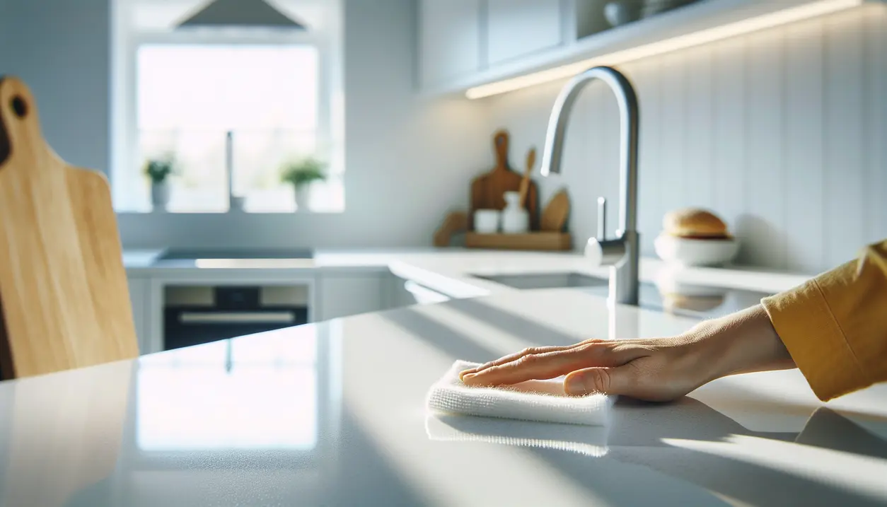 Sådan rengør du Corian bordplader og fjerner kalkaflejringer