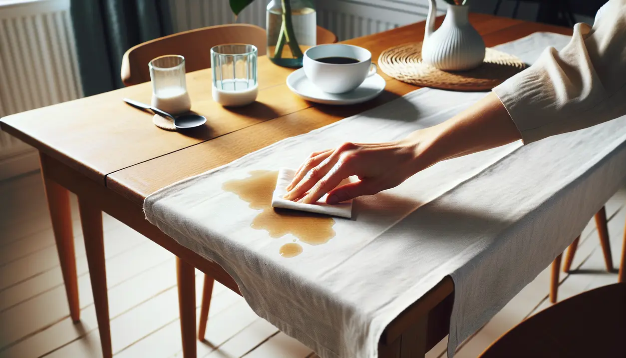 Sådan fjerner du kaffepletter fra dugen