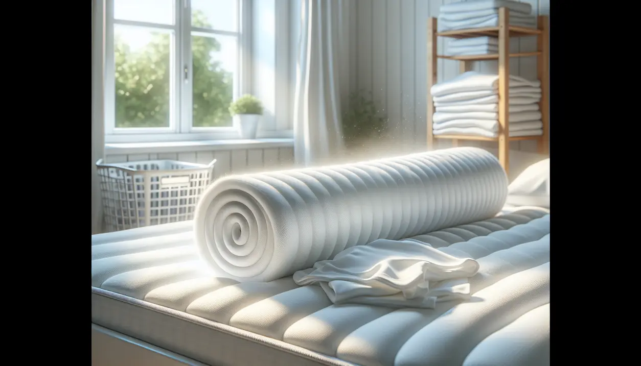 Sådan vasker og tørrer du en rullemadrassen rigtigt