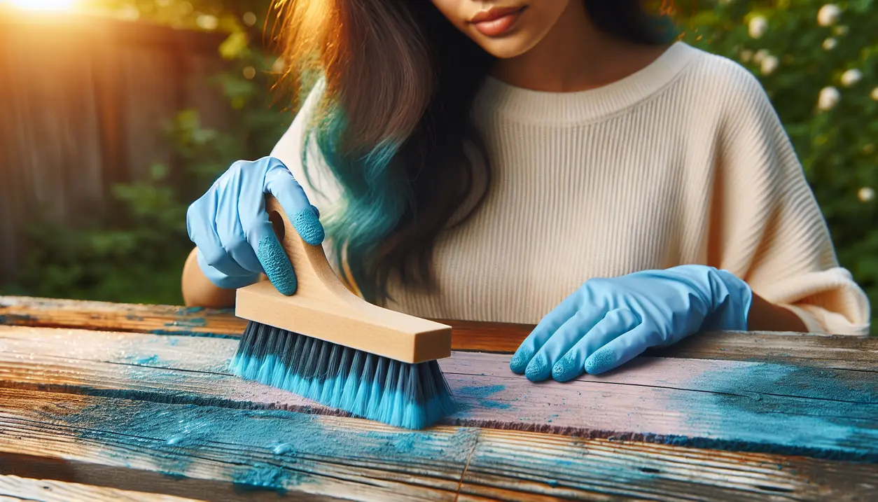 Sådan fjerner og rengør du efter blåsplint og blå svamp på træet