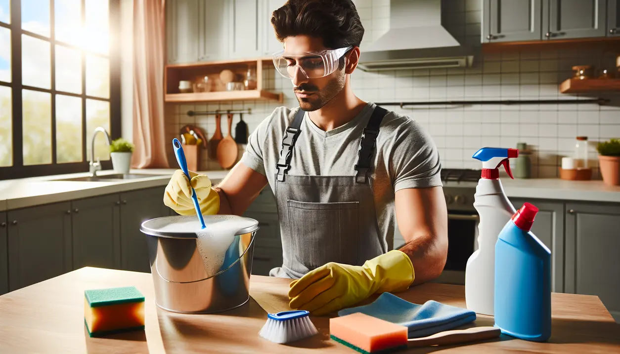 Sådan blander og bruger du grundrens til rengøring i hjemmet