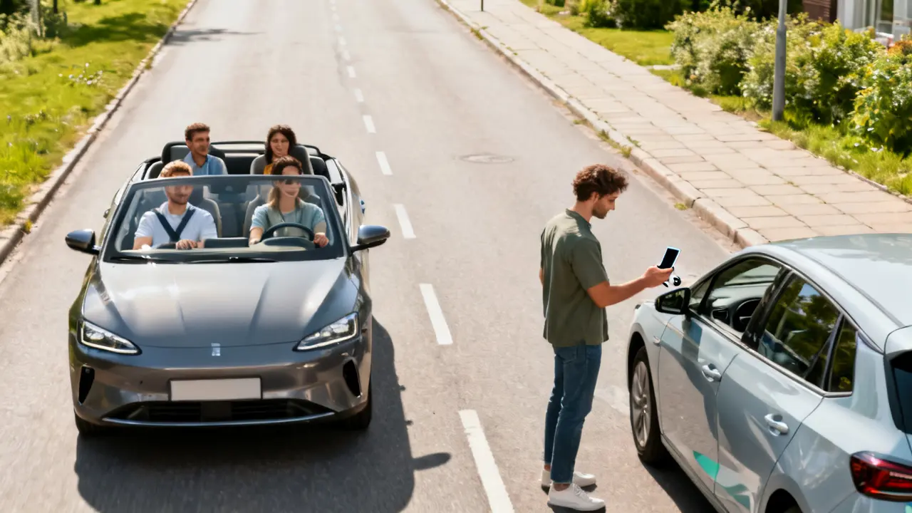 Forskellen Mellem Samkørsel og Delebil