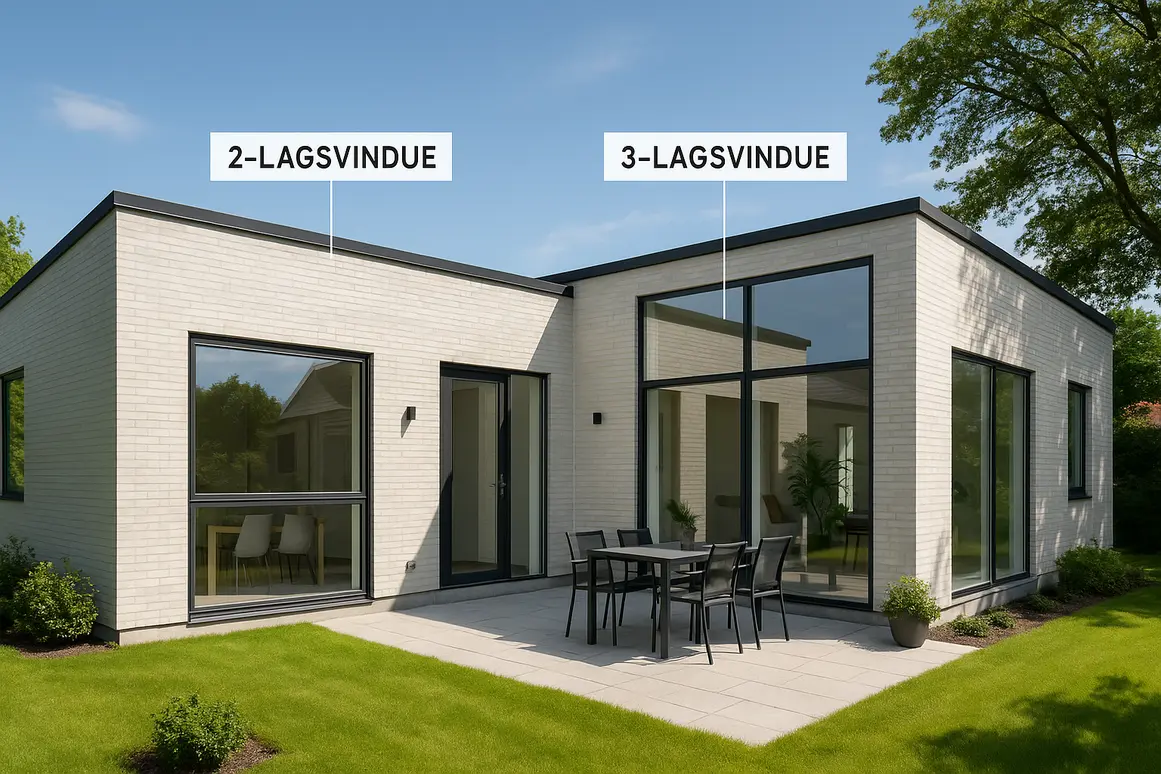 2-lags og 3-lags vinduer: Hvad skal man vælge?